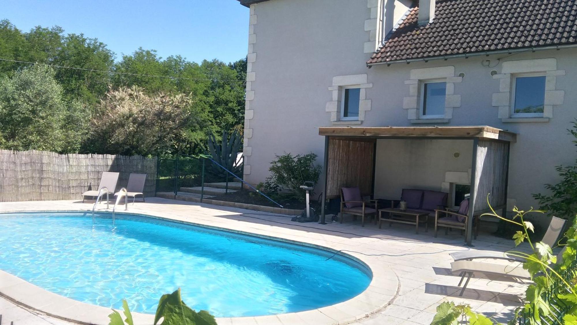 VILLA CLIMATISEE AVEC PISCINE PRIVEE à L'OREE DU PERIGORD Brignac-la-Plaine Chambre photo